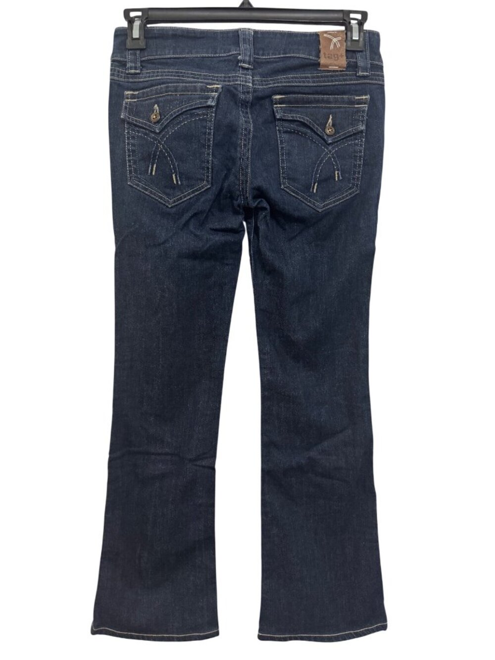 Tag Jeans Womens Bootcut Dark Wash Denim Size 27 USA Made